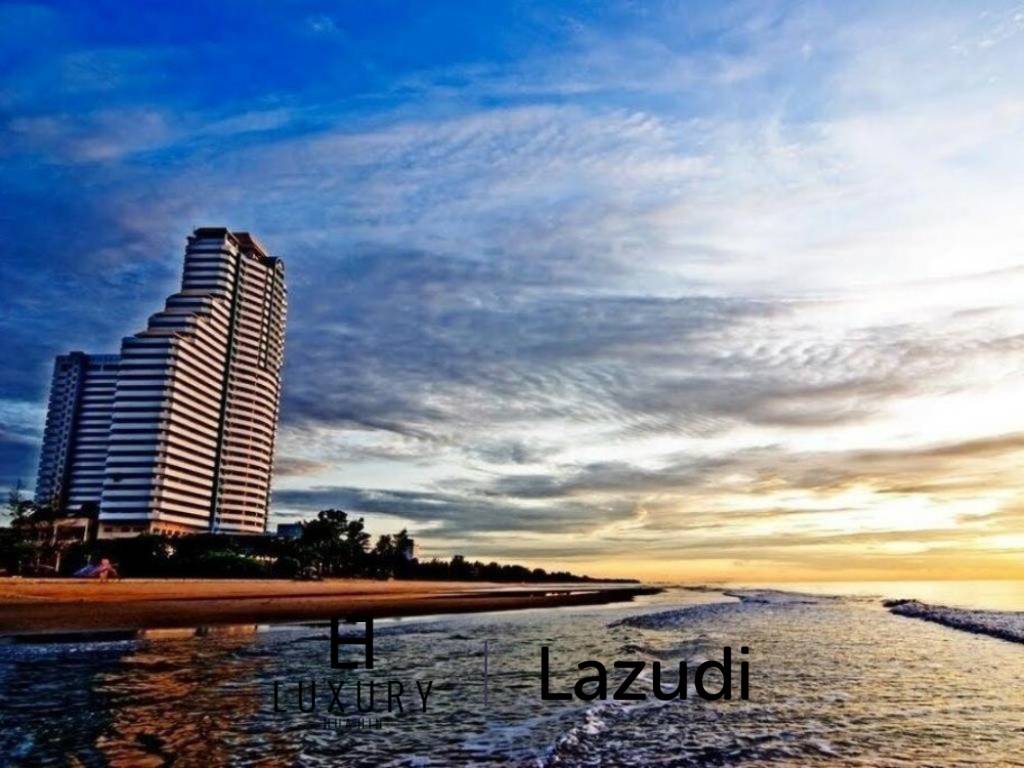 Spacious Studio Room with Scenic Views at Beachfront Cha Am Grand Condotel