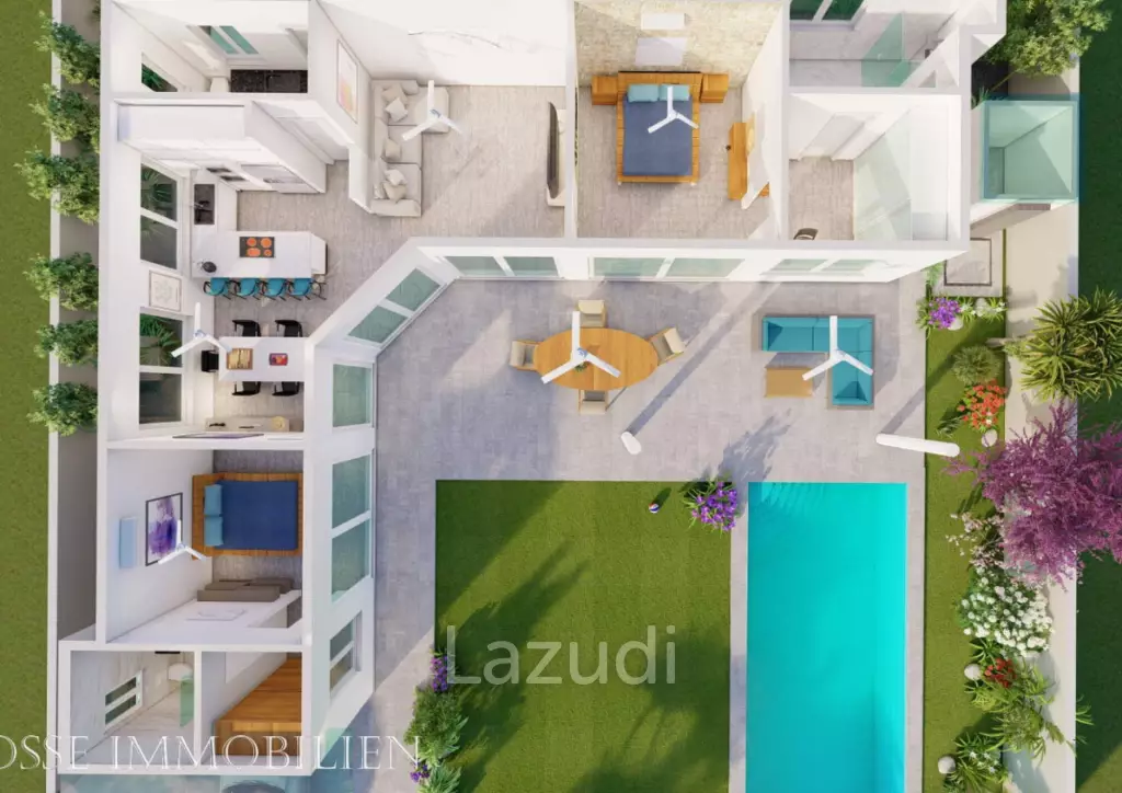 Luxurious Villa with Pool at Palm Avenue 5 Hua Hin