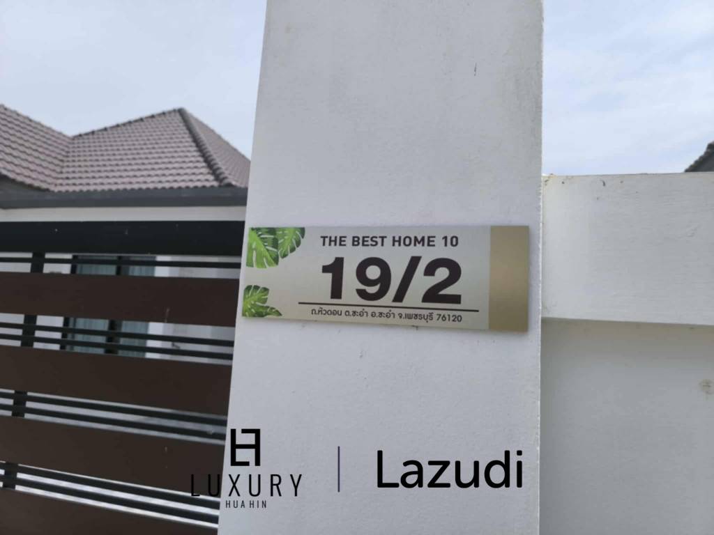 Cha-Am : NEW Detached House 3 Bedroom with Parking