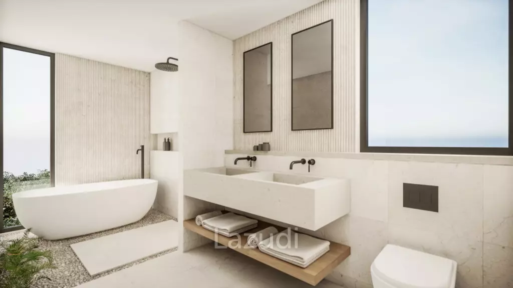 Tropical Japandi Two Bedroom Villa Development in central Umalas