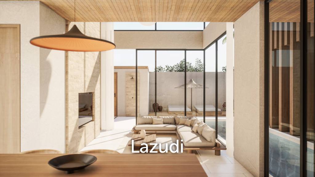 Tropical Japandi Two Bedroom Villa Development in central Umalas