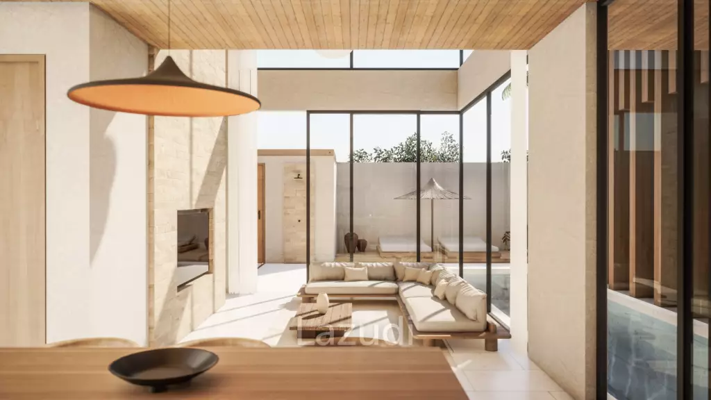 Tropical Japandi Two Bedroom Villa Development in central Umalas