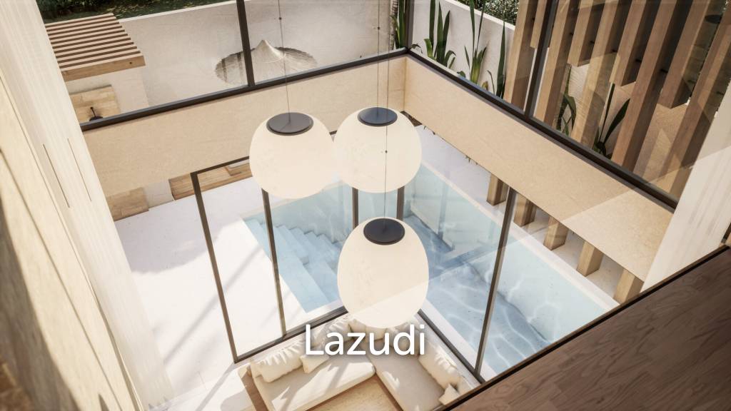 Tropical Japandi Two Bedroom Villa Development in central Umalas