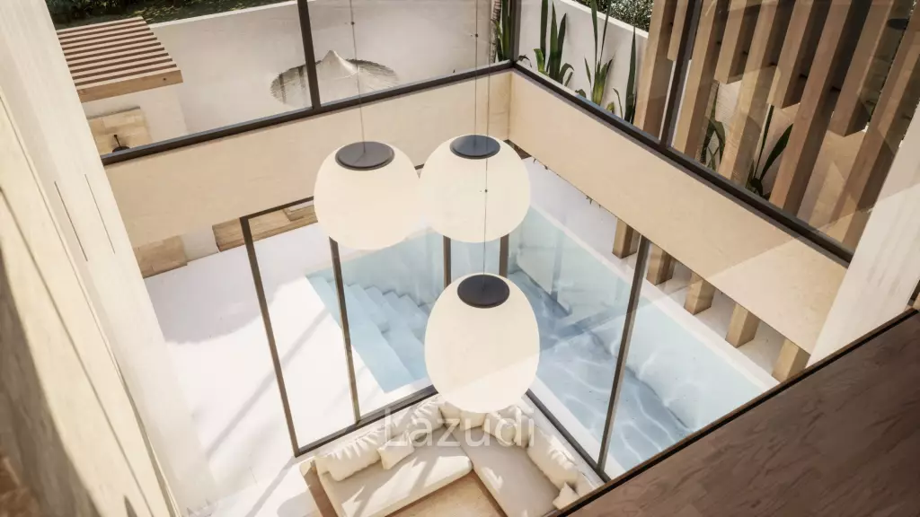 Tropical Japandi Two Bedroom Villa Development in central Umalas