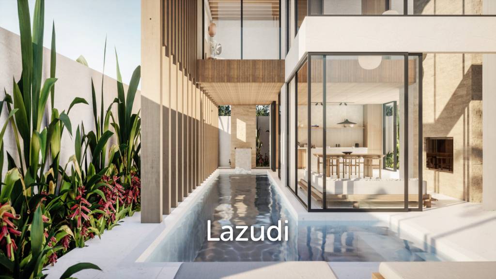 Tropical Japandi Two Bedroom Villa Development in central Umalas