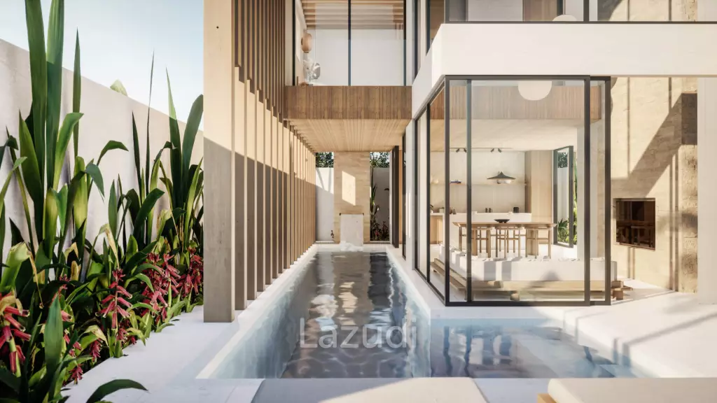 Tropical Japandi Two Bedroom Villa Development in central Umalas