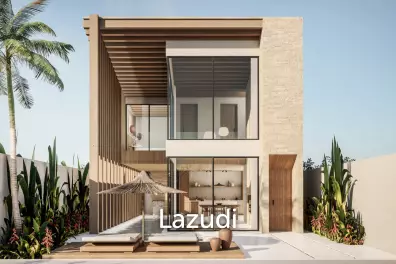 Tropical Japandi Two Bedroom Villa Development in central Umalas