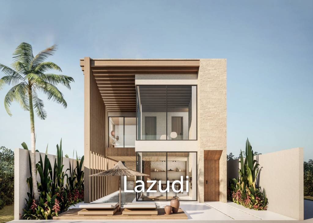 Tropical Japandi Two Bedroom Villa Development in central Umalas
