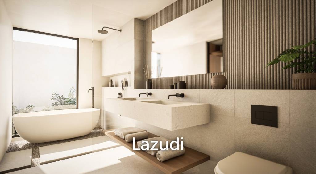 Tropical Japandi Four Bedroom Villa Development in central Umalas