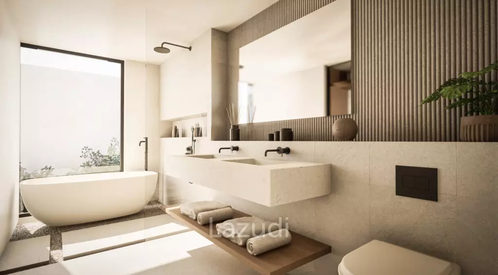 Tropical Japandi Four Bedroom Villa Development in central Umalas