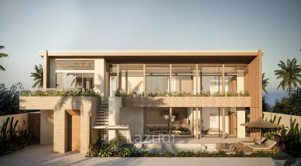 Tropical Japandi Four Bedroom Villa Development in central Umalas