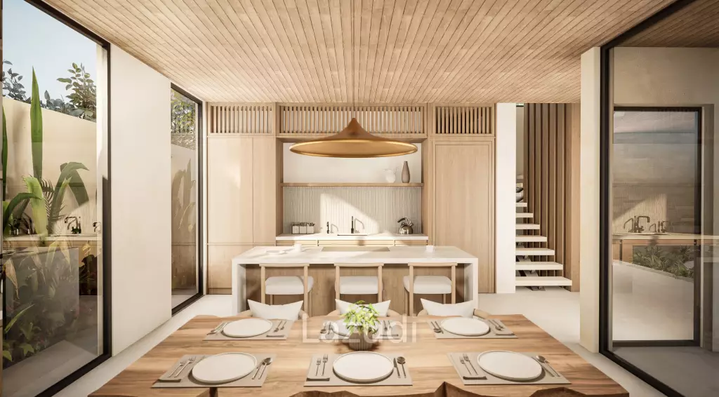 Tropical Japandi Four Bedroom Villa Development in central Umalas
