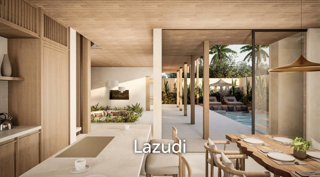 Tropical Japandi Four Bedroom Villa Development in central Umalas