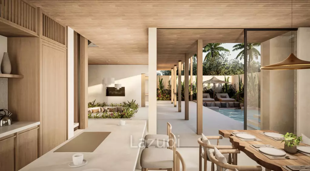 Tropical Japandi Four Bedroom Villa Development in central Umalas