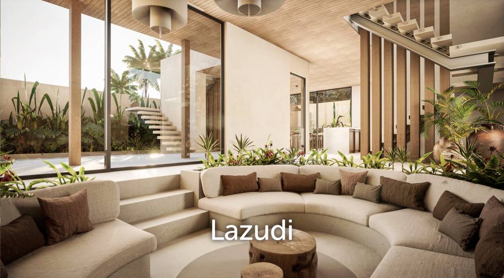 Tropical Japandi Four Bedroom Villa Development in central Umalas
