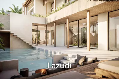 Tropical Japandi Four Bedroom Villa Development in central Umalas