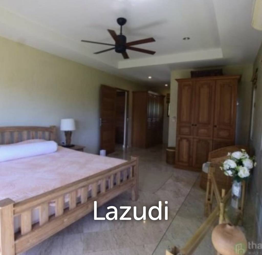 Great Design 4 Bed Pool Villa 50 meters from the Beach.