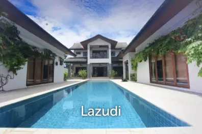 Great Design 4 Bed Pool Villa 50 meters from the Beach.