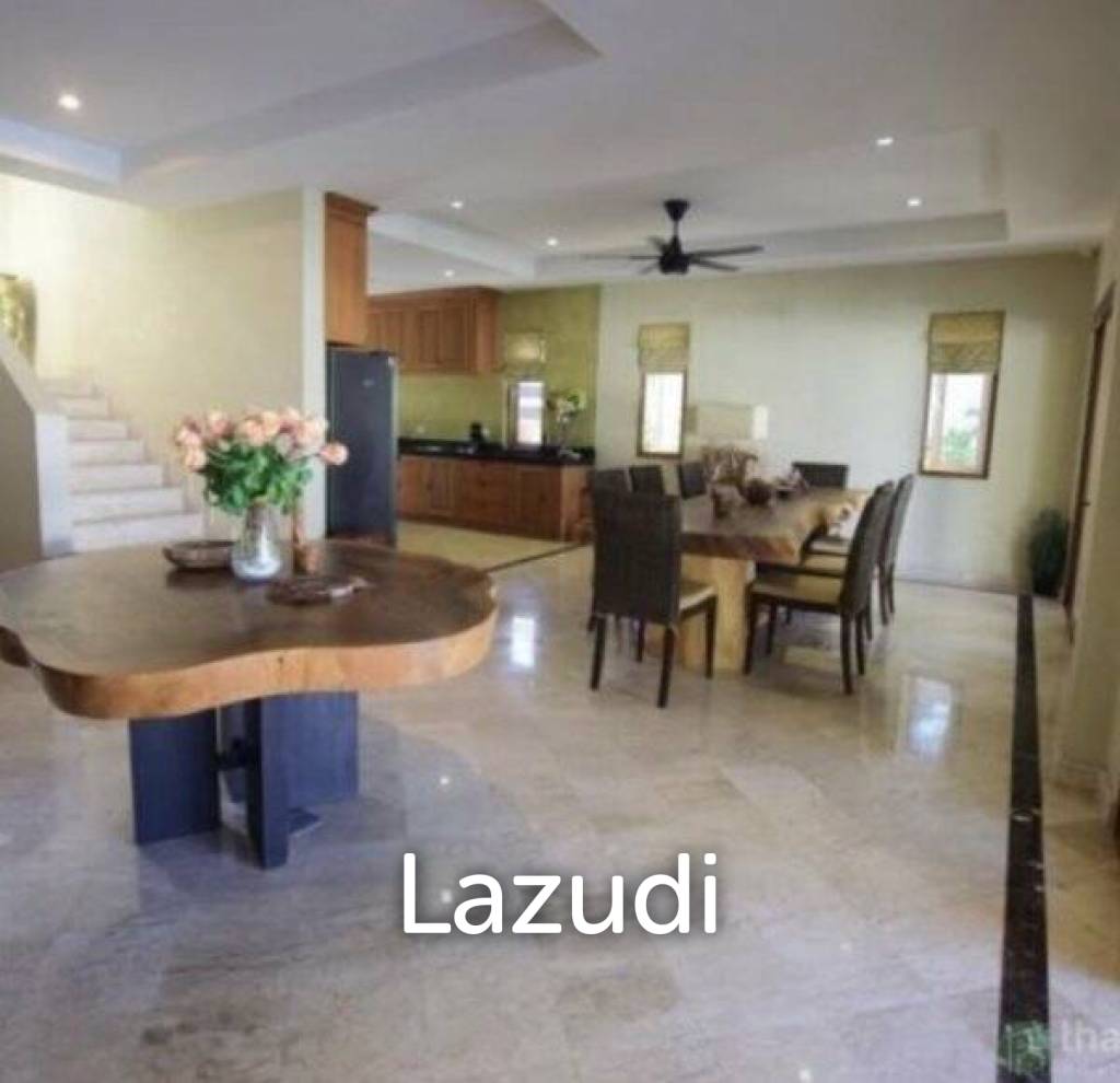 Great Design 4 Bed Pool Villa 50 meters from the Beach.