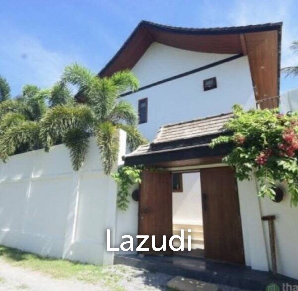 Great Design 4 Bed Pool Villa 50 meters from the Beach.