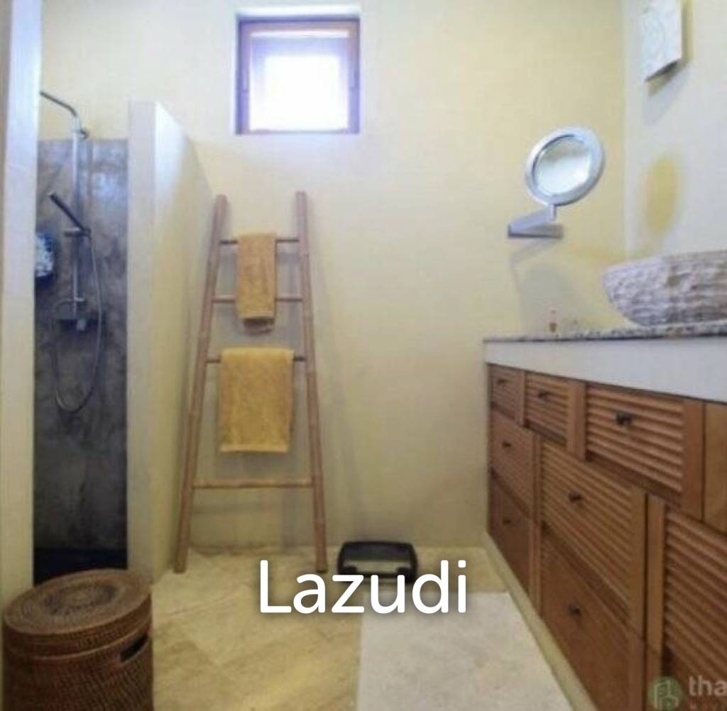 Great Design 4 Bed Pool Villa 50 meters from the Beach.