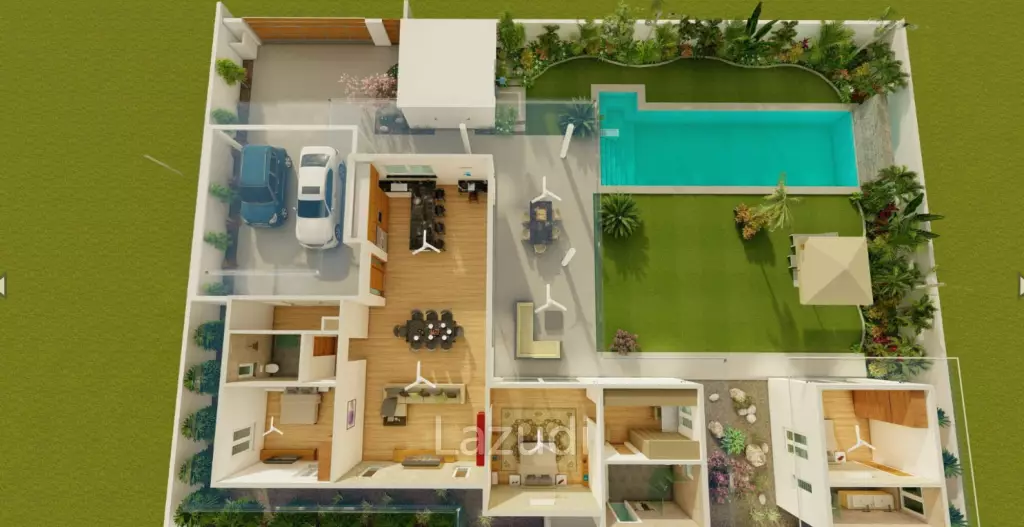 Luxurious Modern Villa in Hua Hin Palm Avenue, Villa 17