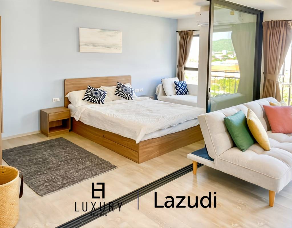 Eckwohnung im 8. Stock / hohe Privatsphäre / separates Schlafzimmer