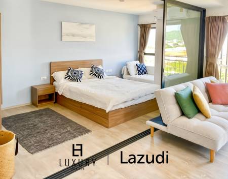 Eckwohnung im 8. Stock / hohe Privatsphäre / separates Schlafzimmer