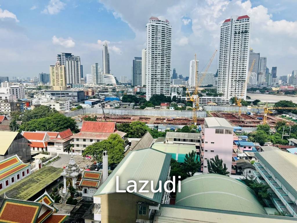 1 Bedroom 1 Bathroom 34 Sq.m Chapter Charoennakorn-Riverside