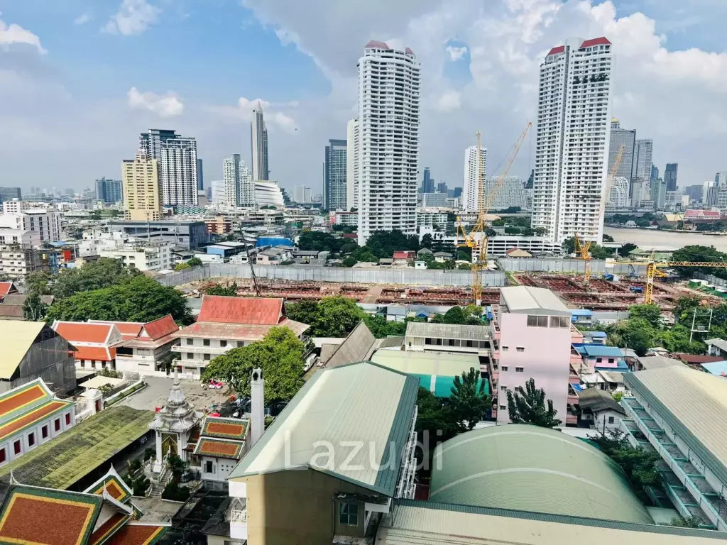 1 Bedroom 1 Bathroom 34 Sq.m Chapter Charoennakorn-Riverside