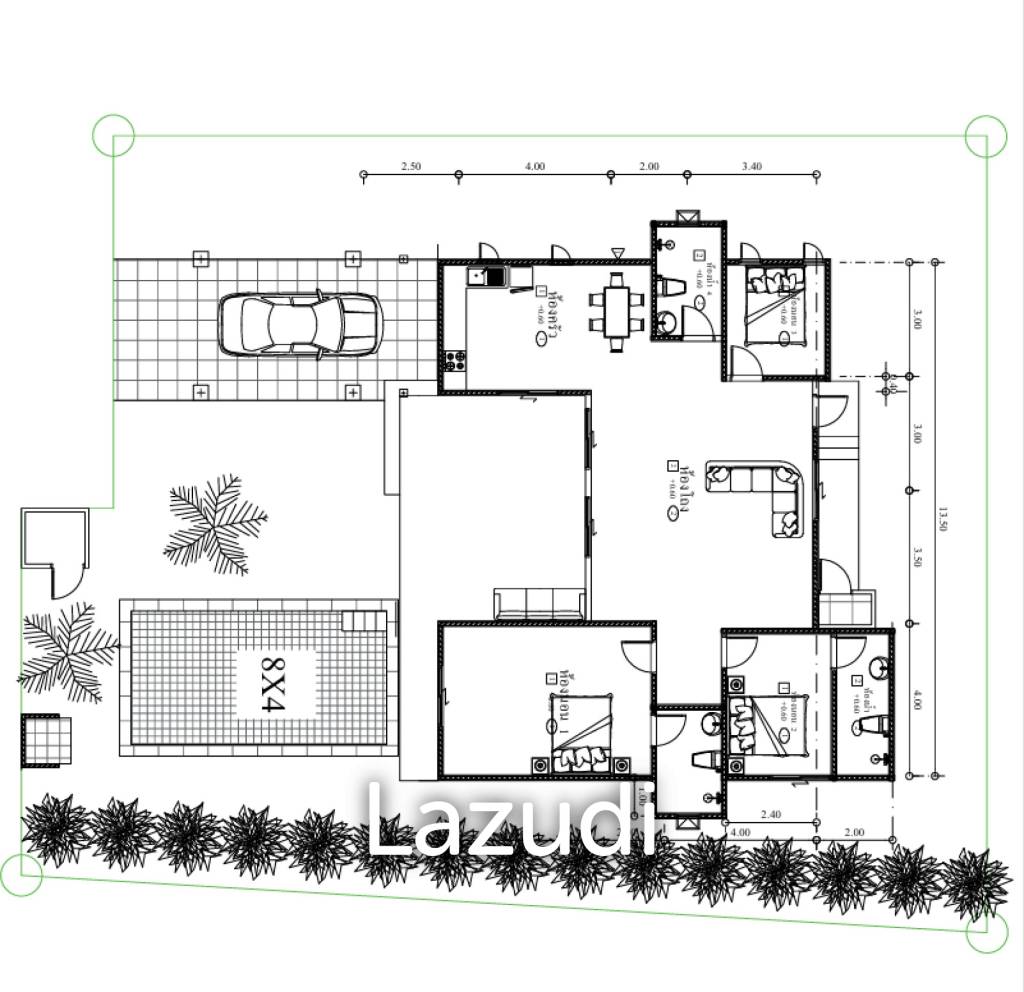 3 Bed 3 Bath 319 SQ,M Dusita Lakeside Village 2