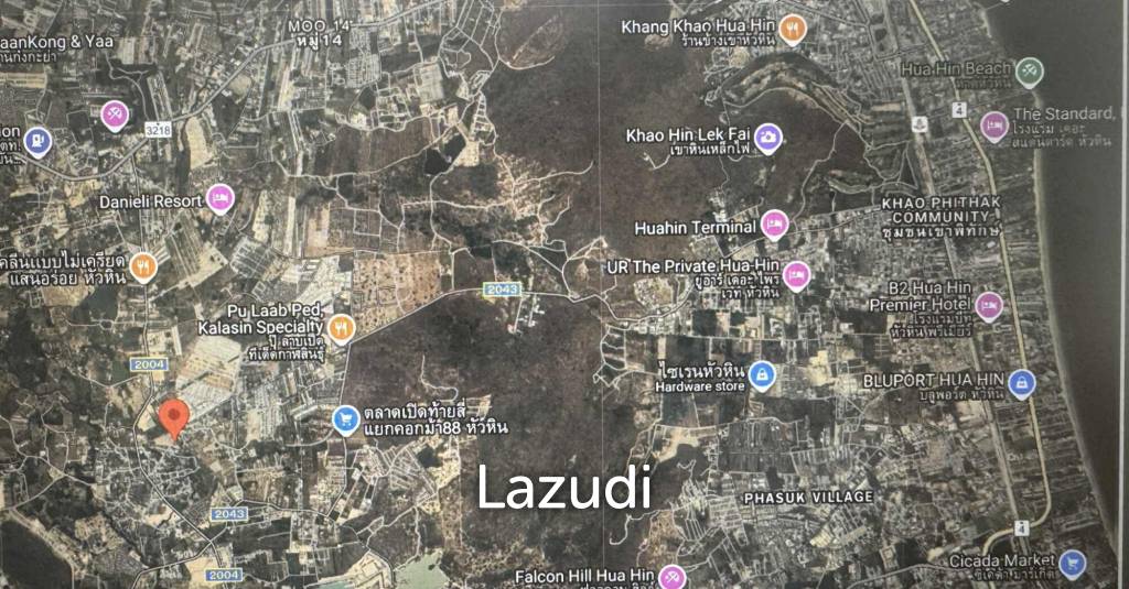 Thap Tai, Soi 88: Land for Sale 1082 SQM Prime Location