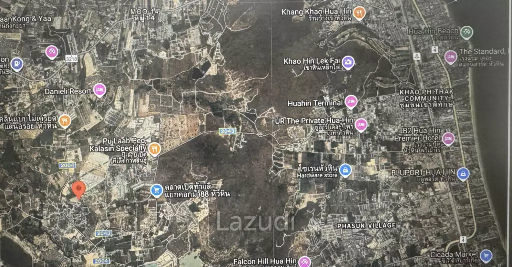 Thap Tai, Soi 88: Land for Sale 1082 SQM Prime Location