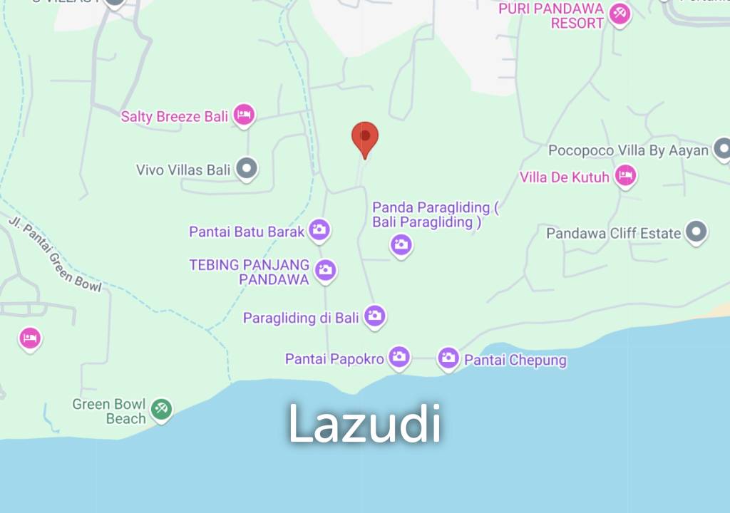 25 Are FREEHOLD Land – Ocean View, Pandawa Bali