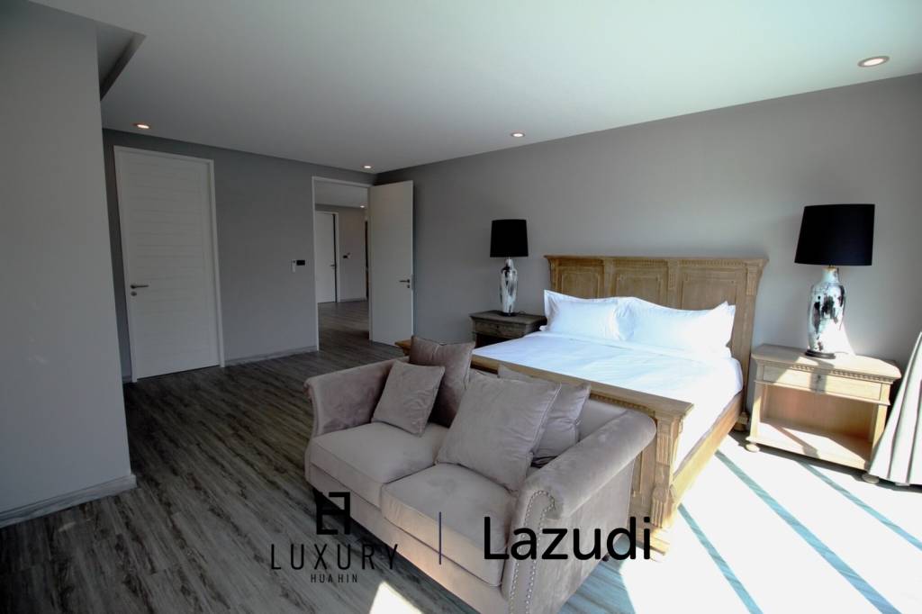 บ้านเดี่ยว 3 ชั้นหรูหราในหัวหินพร้อมสระว่ายน้ำส่วนตัว ใกล้สนามบินหัวหิน