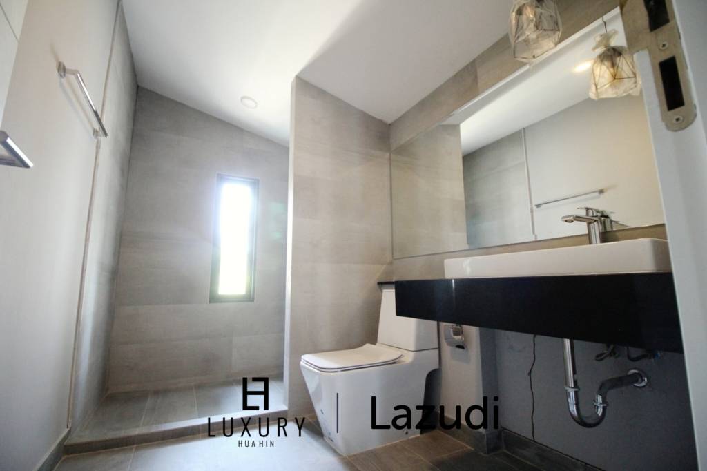 บ้านเดี่ยว 3 ชั้นหรูหราในหัวหินพร้อมสระว่ายน้ำส่วนตัว ใกล้สนามบินหัวหิน