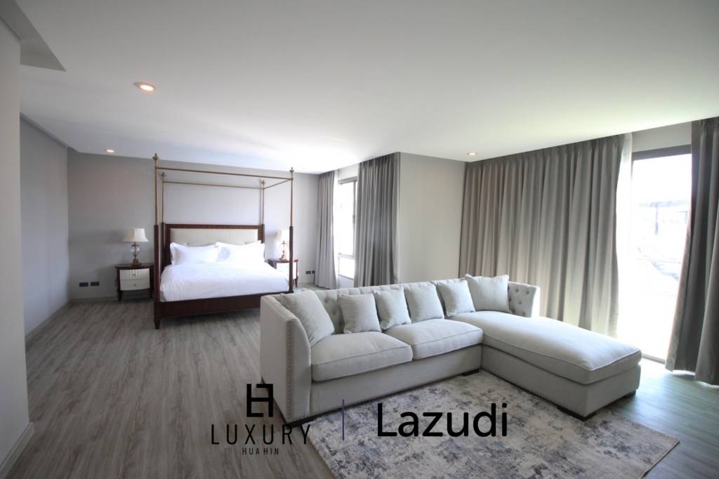 บ้านเดี่ยว 3 ชั้นหรูหราในหัวหินพร้อมสระว่ายน้ำส่วนตัว ใกล้สนามบินหัวหิน