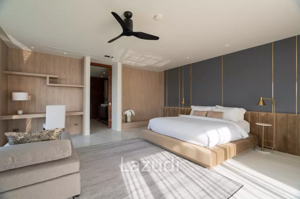 Panoramic Sea-View Cliff-Top Pool Villa, Walking Distance to Surin Beach