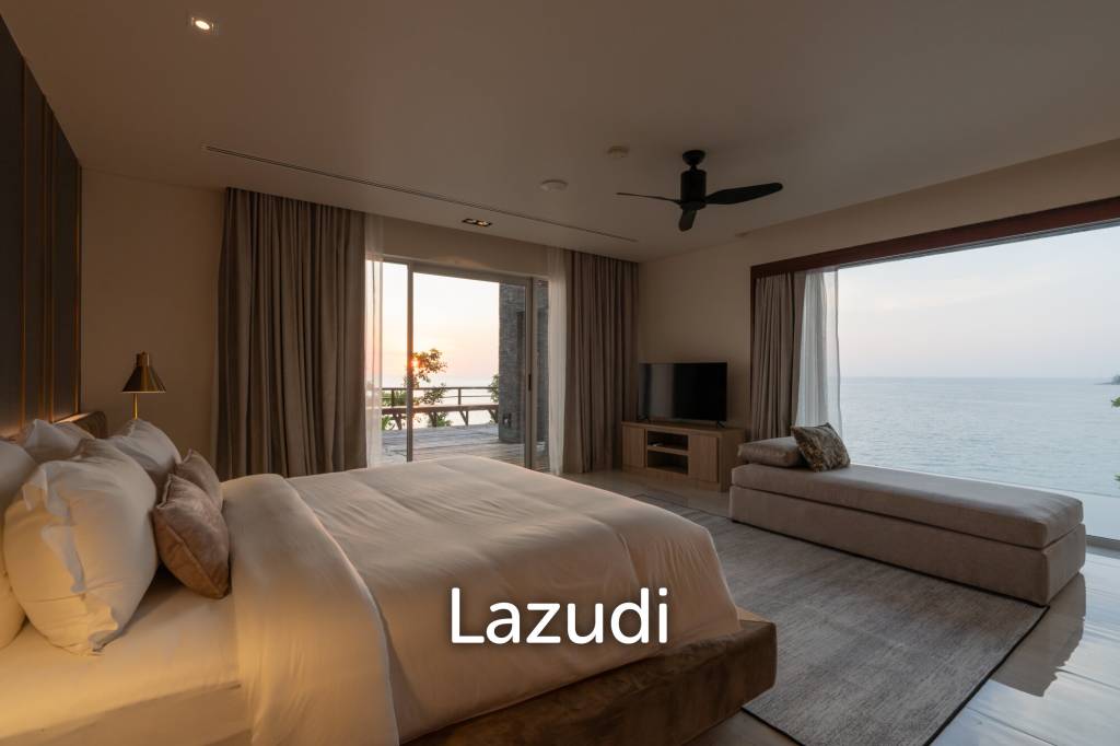 Panoramic Sea-View Cliff-Top Pool Villa, Walking Distance to Surin Beach