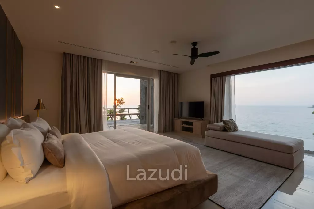 Panoramic Sea-View Cliff-Top Pool Villa, Walking Distance to Surin Beach