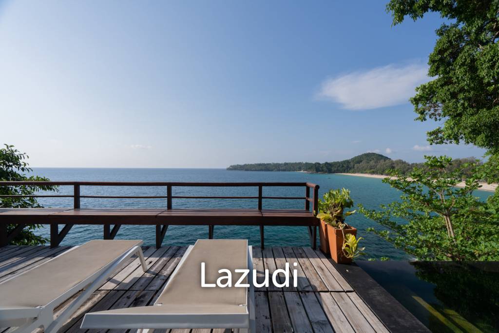 Panoramic Sea-View Cliff-Top Pool Villa, Walking Distance to Surin Beach