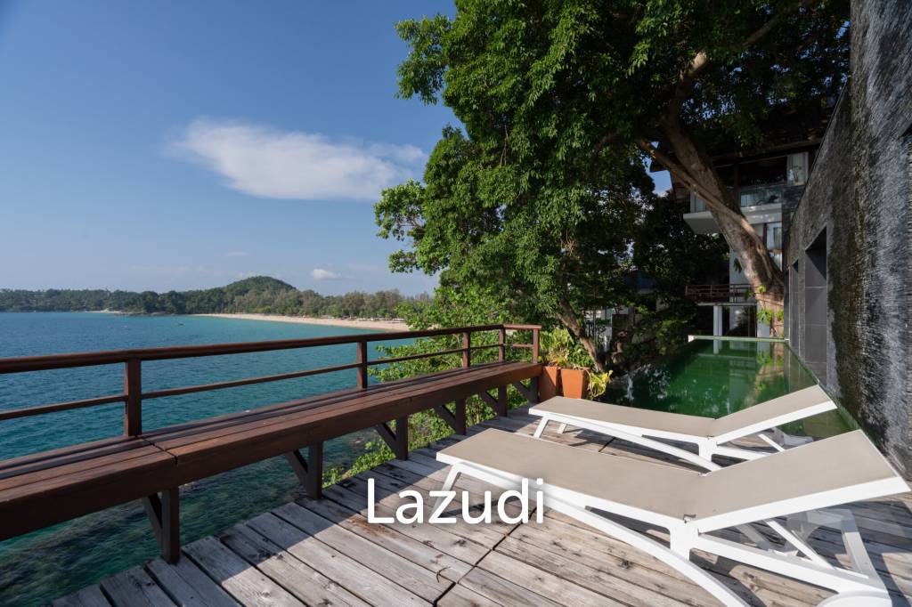 Panoramic Sea-View Cliff-Top Pool Villa, Walking Distance to Surin Beach