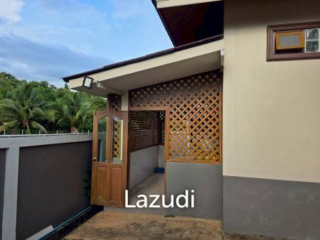 ขายบ้านในสวน 3 ห้องนอนและอาคารเอนกประสงค์ที่ อ.สันทราย