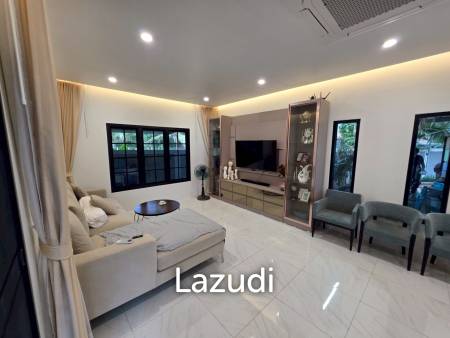 ขายบ้านในสวน 3 ห้องนอนและอาคารเอนกประสงค์ที่ อ.สันทราย