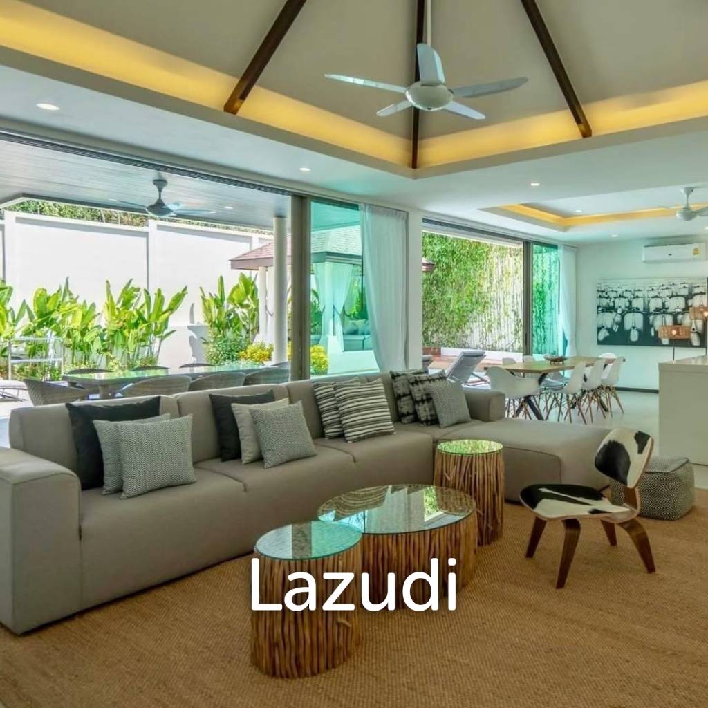 Modern 4-Bedroom Pool Villa For Rent In Rawai