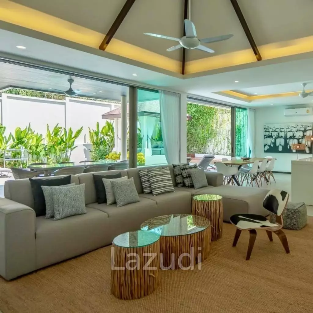 Modern 4-Bedroom Pool Villa For Rent In Rawai
