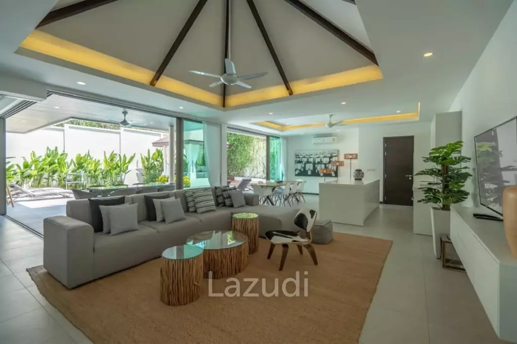 Modern 4-Bedroom Pool Villa For Rent In Rawai