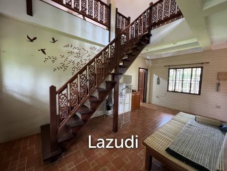 ขายบ้าน 2 ห้องนอนท่ามกลางธรรมชาติและต้นไม้ที่ห้วยปลากั้ง