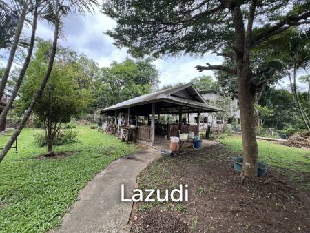 ขายบ้าน 2 ห้องนอนท่ามกลางธรรมชาติและต้นไม้ที่ห้วยปลากั้ง