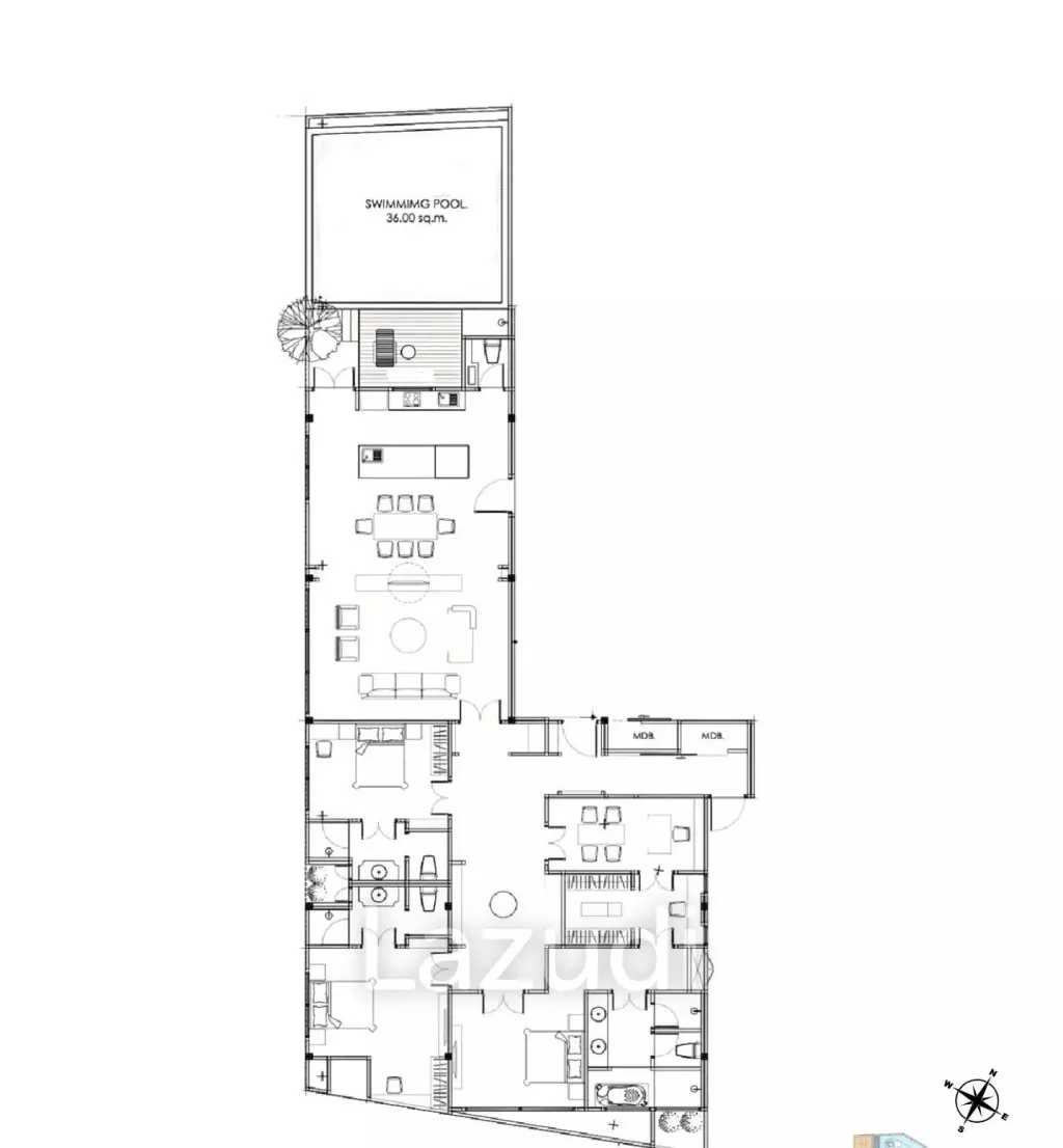 3 Bed 3 Bath 276.31 SQ.M 8 Atelier Residence